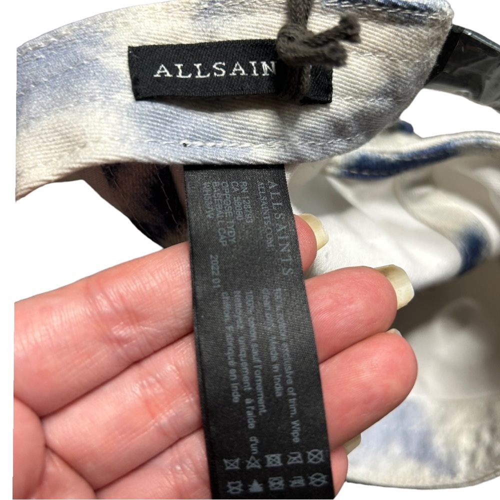 ❌SOLD❌ NEW All Saints Oppose Tie Dye Baseball Cap - Picture 8 of 11